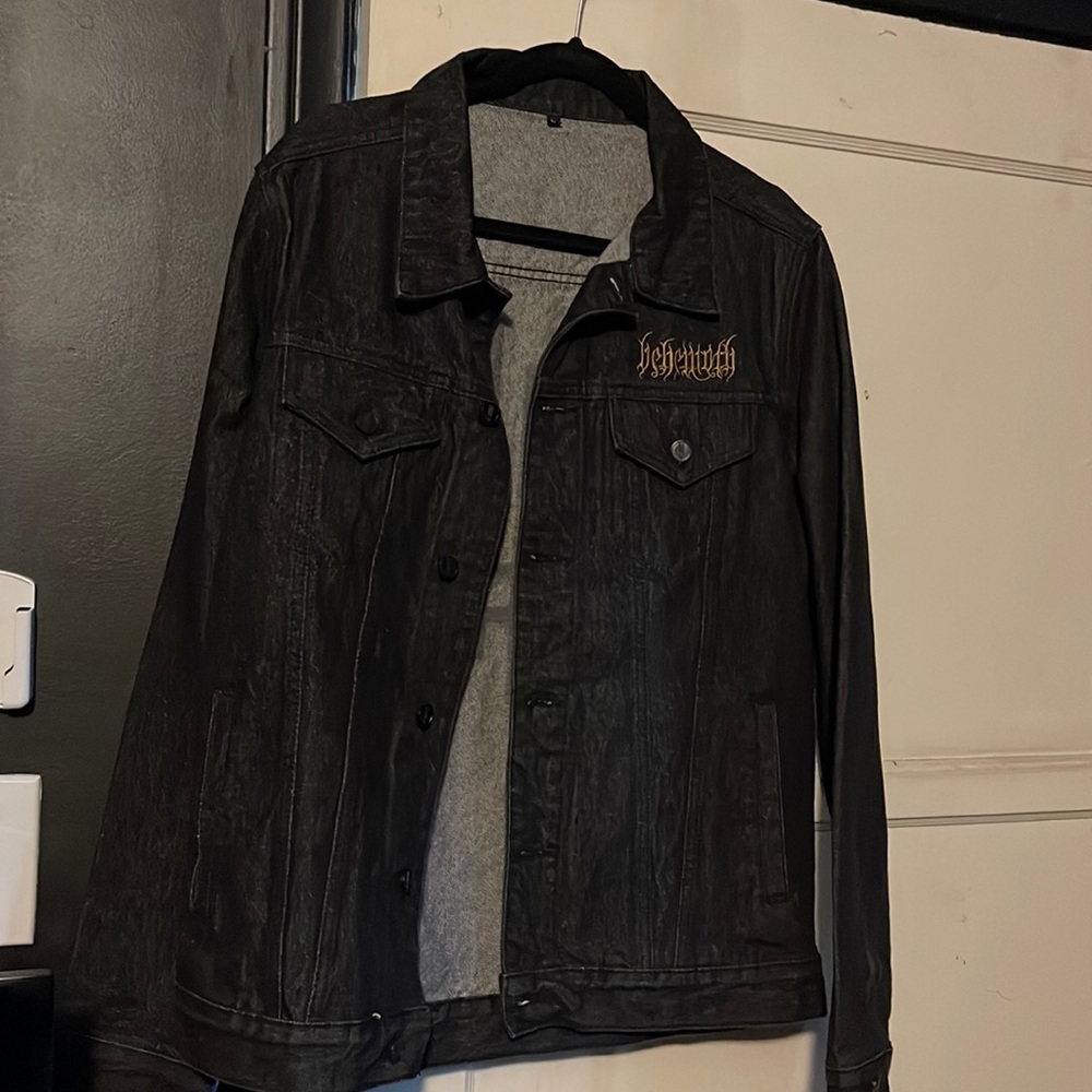 Behemoth denim jacket. Rare.